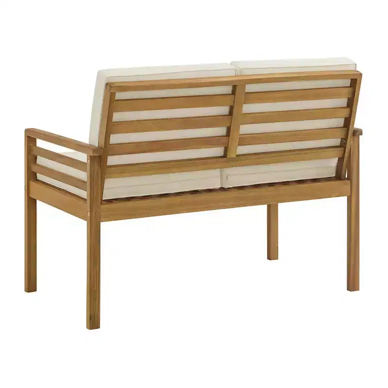 Alaterre Furniture Okemo, ensemble de 2 pièces : canapé de terrasse extérieur résistant aux intempéries avec coussins et table basse
