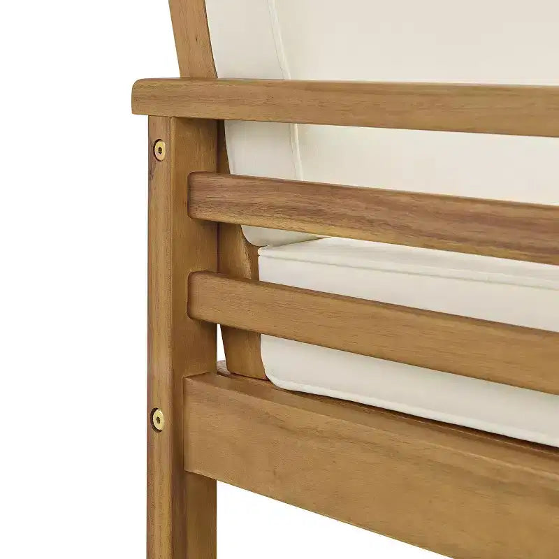 Alaterre Furniture Okemo, ensemble de 2 pièces : canapé de terrasse extérieur résistant aux intempéries avec coussins et table basse