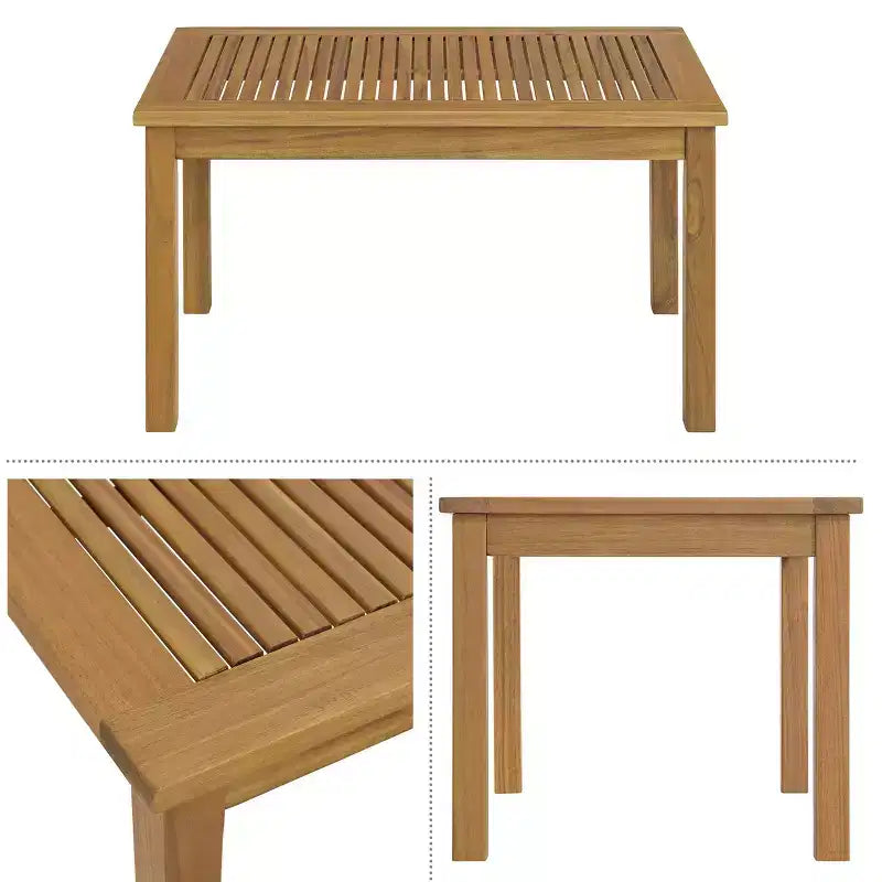 Alaterre Furniture Okemo, ensemble de 2 pièces : canapé de terrasse extérieur résistant aux intempéries avec coussins et table basse