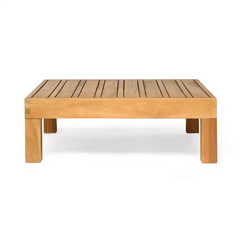 Christopher Knight Home Brava Canapé d'angle d'extérieur 8 places en bois d'acacia avec coussins