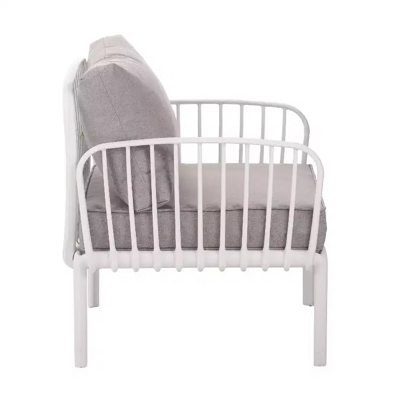 Christopher Knight Home Leah Ensembles de conversation d'extérieur 4 places en plastique et verre avec coussins
