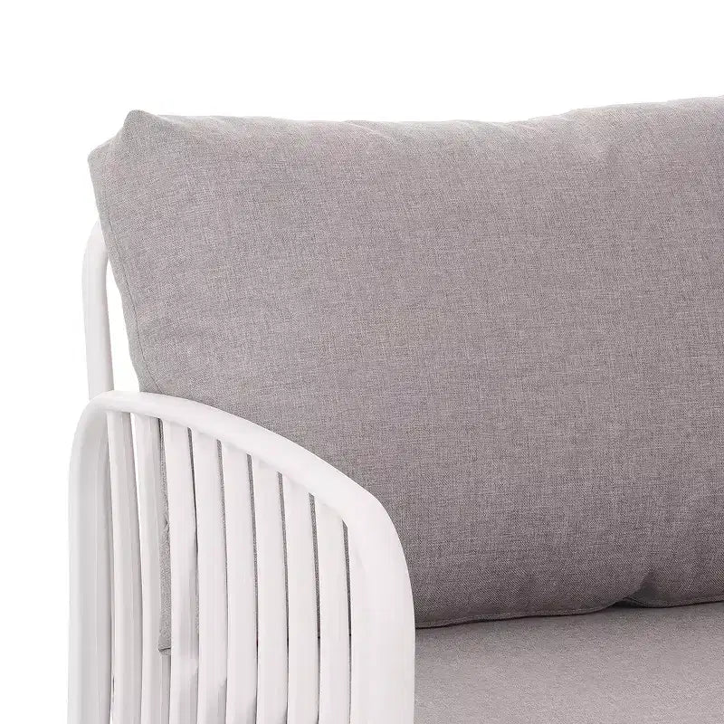 Christopher Knight Home Leah Ensembles de conversation d'extérieur 4 places en plastique et verre avec coussins