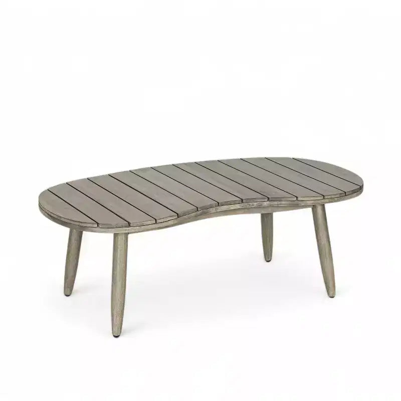 Christopher Knight Home Abell Ensemble de 4 fauteuils rembourrés d'extérieur en corde tressée et bois d'acacia