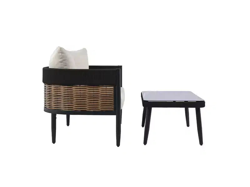 Ensemble table et bancs Harrison – Intérieur/Extérieur – PAT7741 – Safavieh