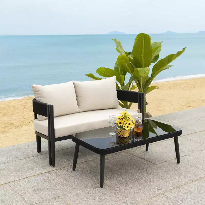 Ensemble de patio table et banc Viola - Intérieur/Extérieur - PAT7751 - Safavieh