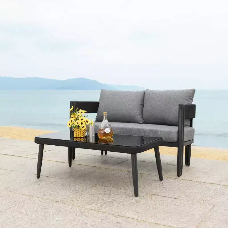Ensemble de patio table et banc Viola - Intérieur/Extérieur - PAT7751 - Safavieh
