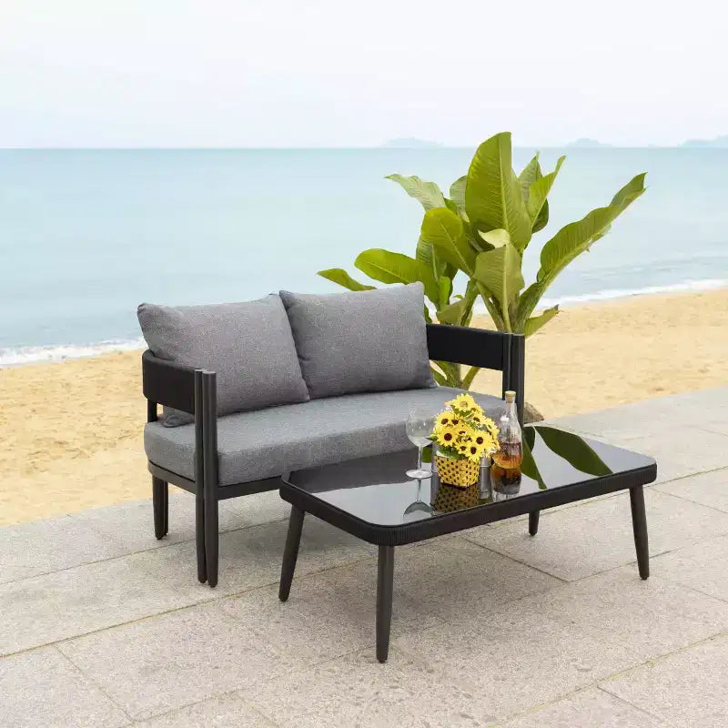 Ensemble de patio table et banc Viola - Intérieur/Extérieur - PAT7751 - Safavieh
