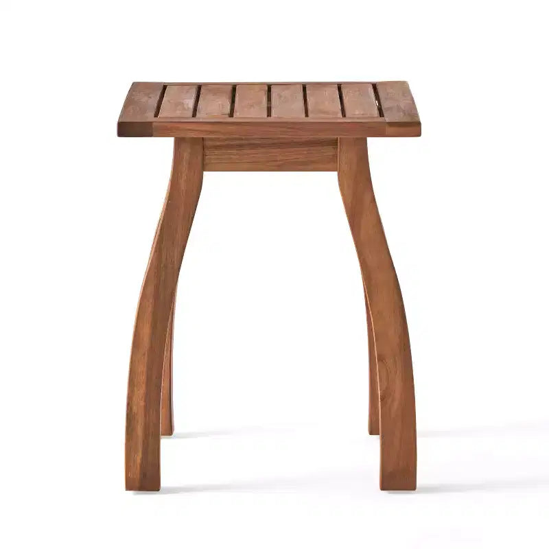 Christopher Knight Home Alabelle Ensemble de conversation 3 pièces avec rocking-chair et coussins en bois d'acacia, marron/crème