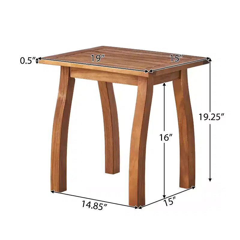 Christopher Knight Home Alabelle Ensemble de conversation 3 pièces avec rocking-chair et coussins en bois d'acacia, marron/crème