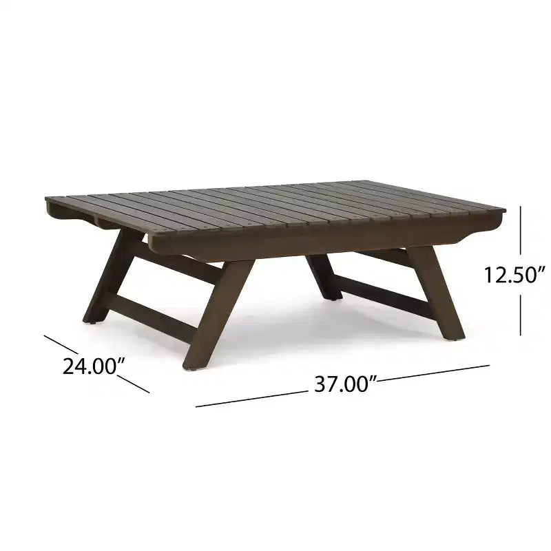 Christopher Knight Home Sedona Ensemble de conversation d'extérieur 6 places en bois d'acacia avec coussins et table d'appoint