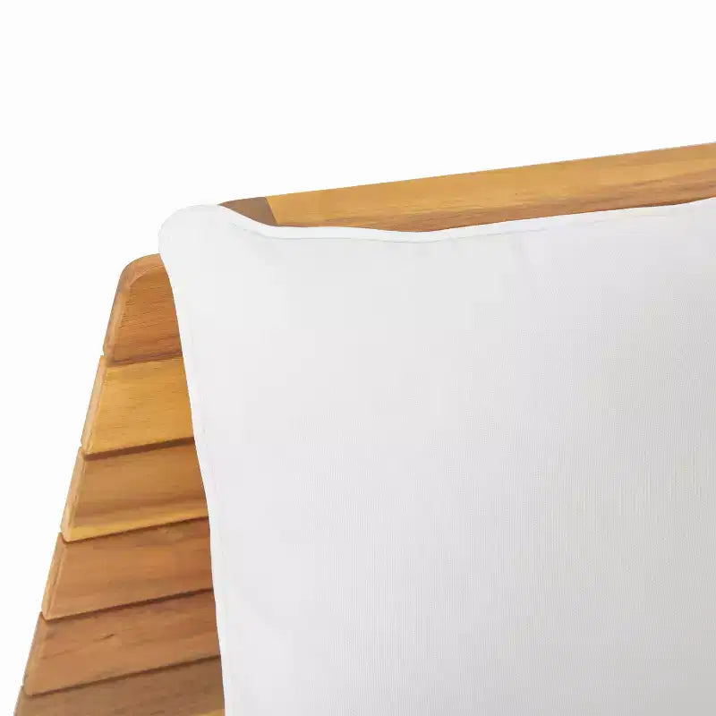 Ensemble de conversation d'extérieur 6 places Christopher Knight Home Sedona en bois d'acacia avec coussins