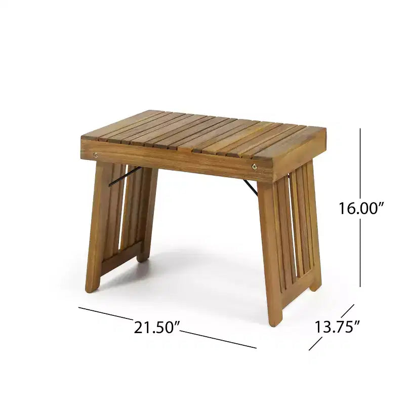 Christopher Knight Home Teresa Chaise longue réglable 3 pièces en bois d'acacia pour l'extérieur