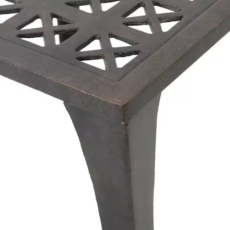 Christopher Knight Home Kai Salon de jardin 3 pièces en aluminium bronze