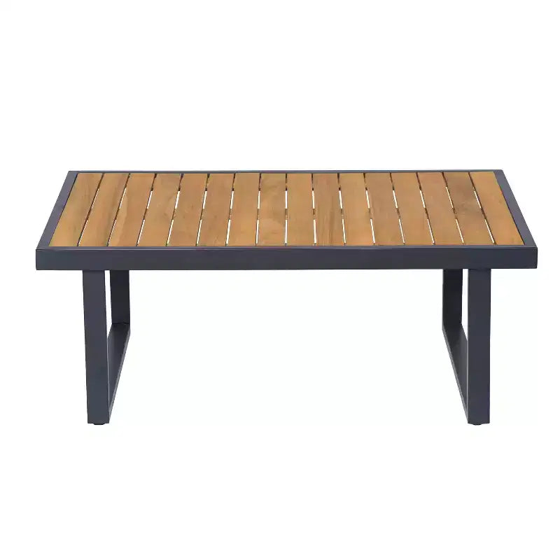 Christopher Knight Home Faye Ensemble de 5 pièces de mobilier de patio en acacia et métal avec rembourrage et lattes