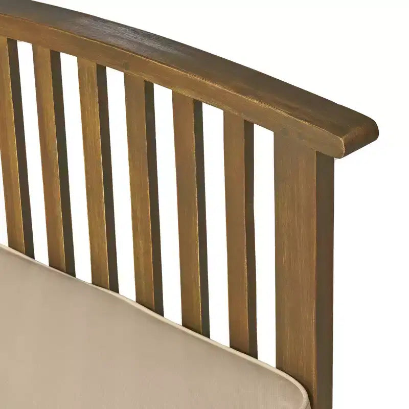 Christopher Knight Home Carolina Ensemble de conversation 5 pièces en bois d'acacia d'extérieur avec coussins