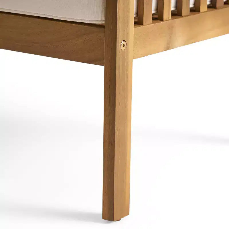 Christopher Knight Home Carolina Ensemble de conversation 5 pièces en bois d'acacia d'extérieur avec coussins