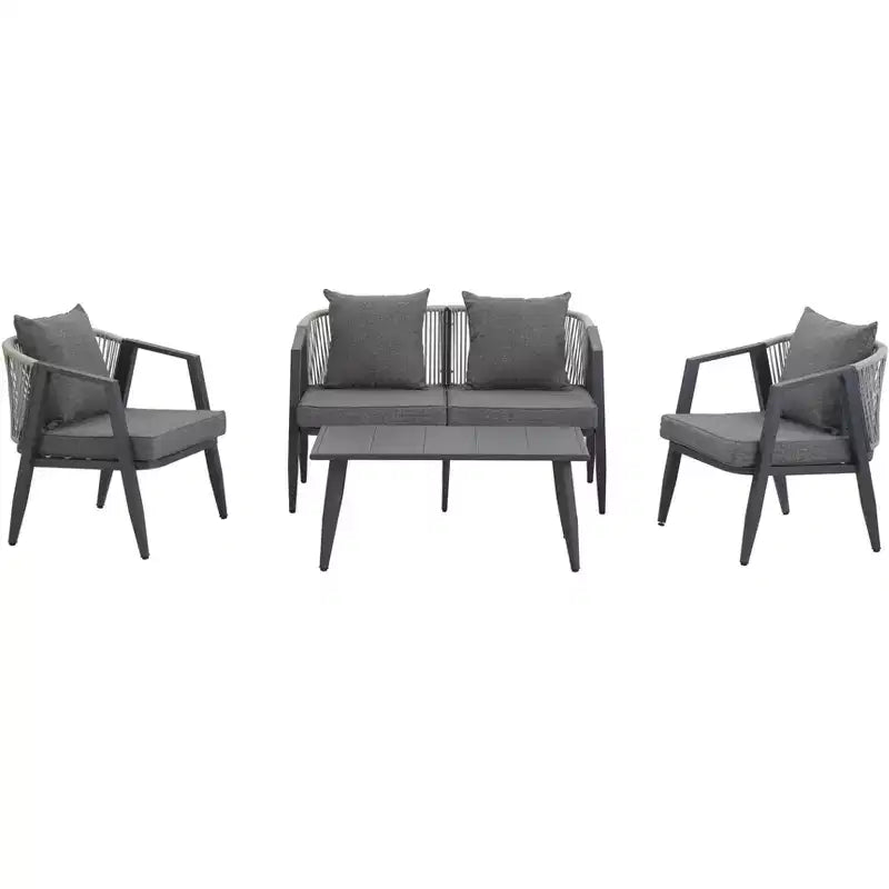 Ensemble de sièges d'extérieur Whisen, durables et confortables, adaptés aux patios, pelouses et bords de piscine