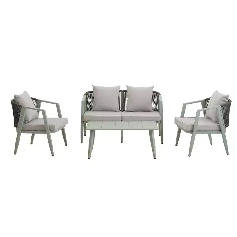 Ensemble de sièges d'extérieur Whisen, durables et confortables, adaptés aux patios, pelouses et bords de piscine