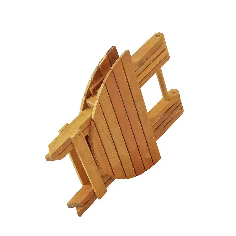 Ensemble de sièges 3 pièces en bois d'acacia Atlas Christopher Knight Home avec table d'appoint pliable