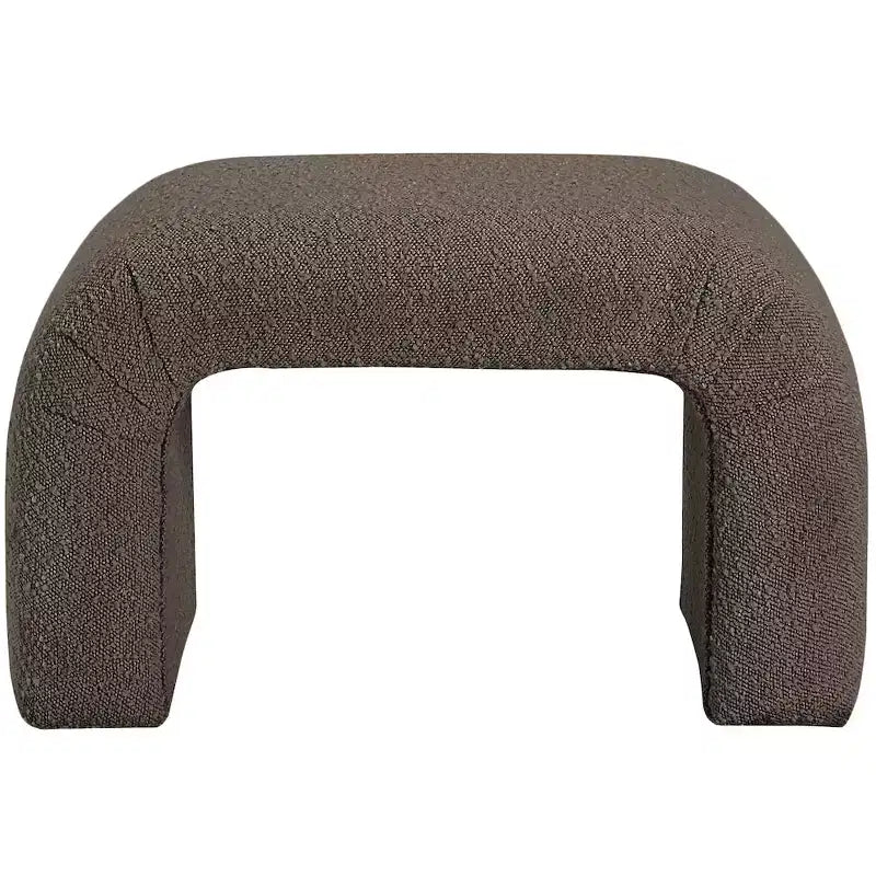 Meridian Furniture,Niagara Boucle Fabric Bench