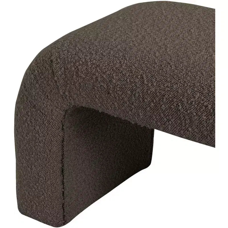 Meridian Furniture,Niagara Boucle Fabric Bench
