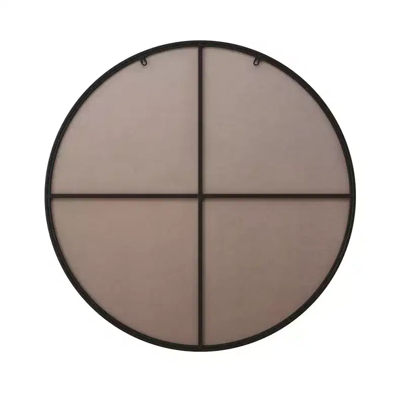 36 Wall Mounted Circular Mirror Metal Framed Mirror