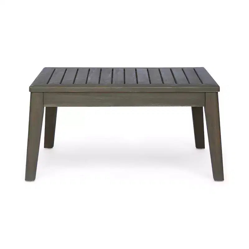 Christopher Knight Home Caelis Ensemble de 6 meubles de jardin rustiques en bois d'acacia avec coussins