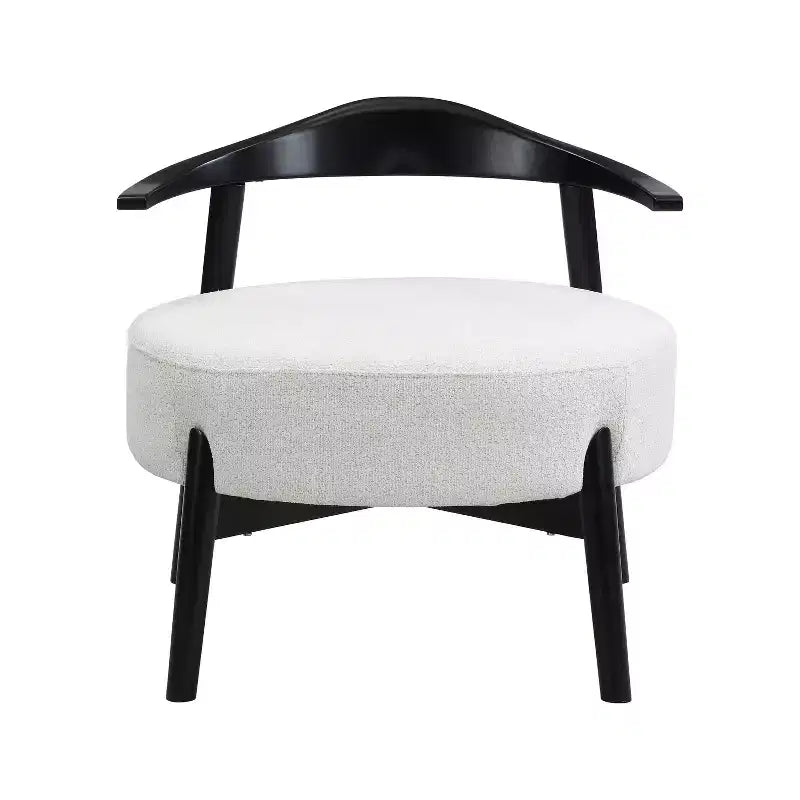 MAYYEERTY Upholstered Accent Chair Modern Chairs for Living Room Sunroom Bedroom Beige