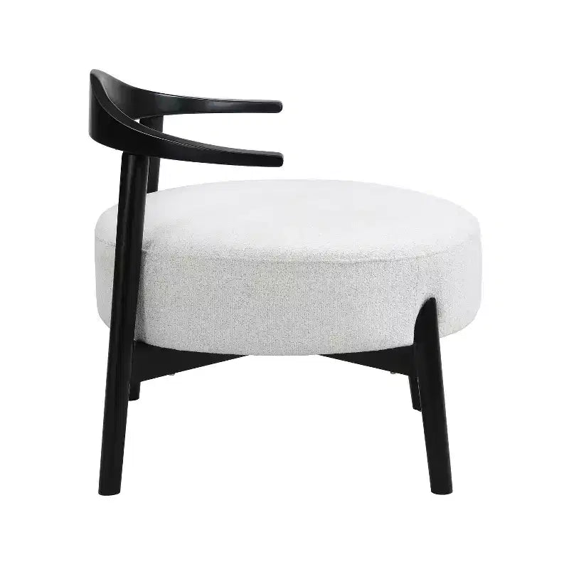 MAYYEERTY Upholstered Accent Chair Modern Chairs for Living Room Sunroom Bedroom Beige