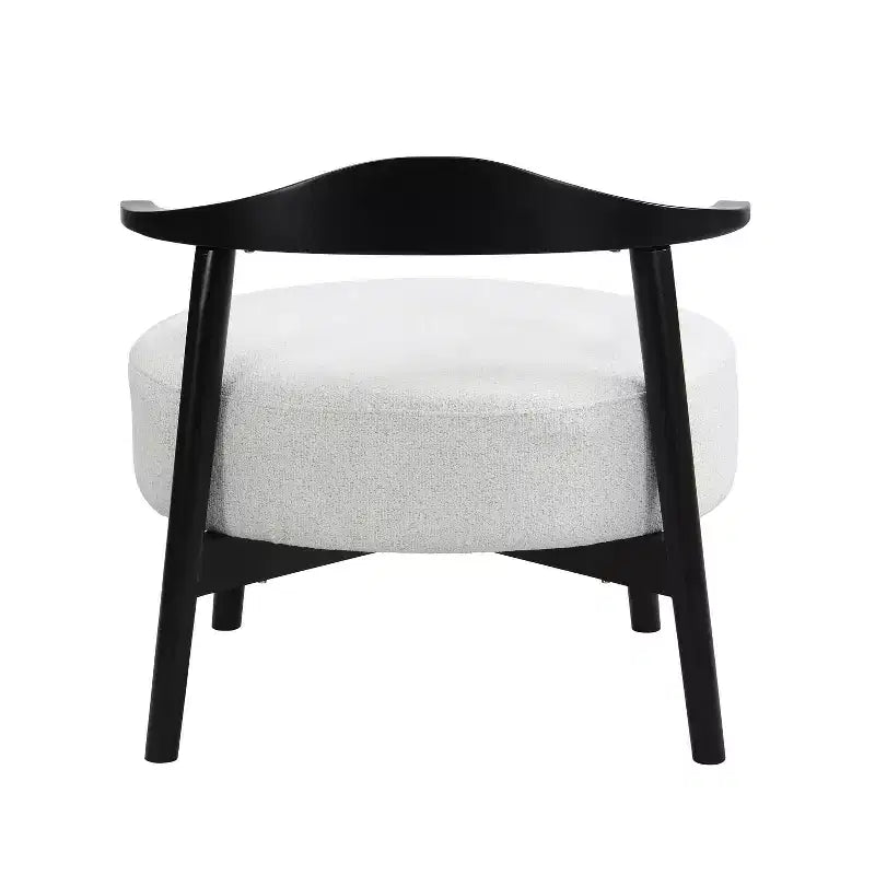 MAYYEERTY Upholstered Accent Chair Modern Chairs for Living Room Sunroom Bedroom Beige