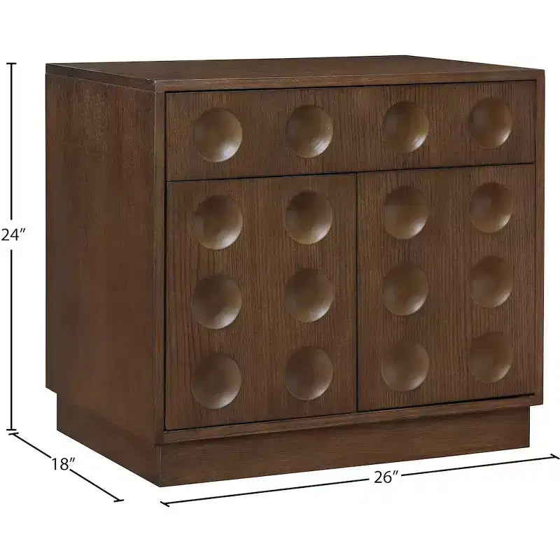 Meridian Furniture,Compass Nightstand