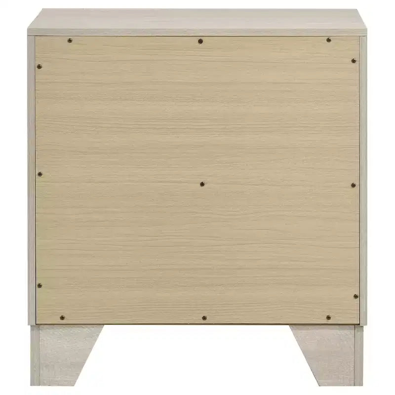 Coaster,Trenton 2-drawer Nightstand Bedside Table Rustic Cream