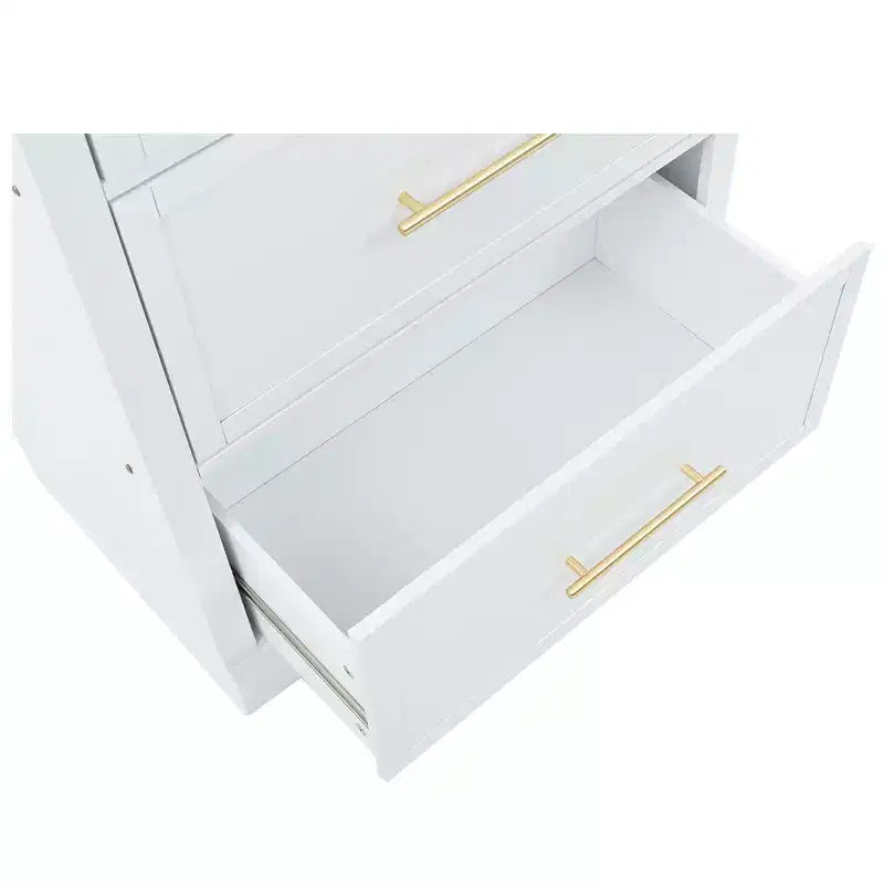 Freestanding Kitchen Pantry Storage Cabinet with Drawers and Shelves, Tall Kitchen Hutch with Faux Marble Top