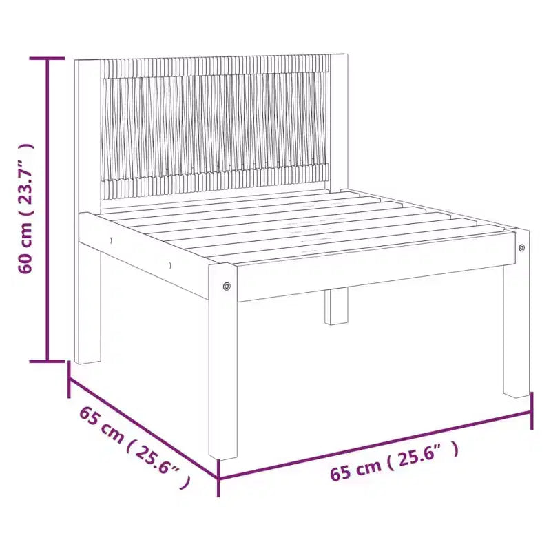 vidaXL Ensemble de salon de jardin 4 pièces en bois d'acacia massif, construction durable et résistante aux intempéries avec coussins crème pour un confort optimal