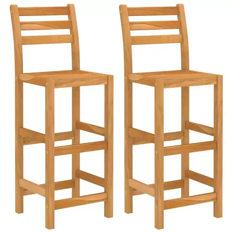 vidaXL Ensemble de bar d'extérieur Bois naturel Bois d'acacia massif Taille unique Durable