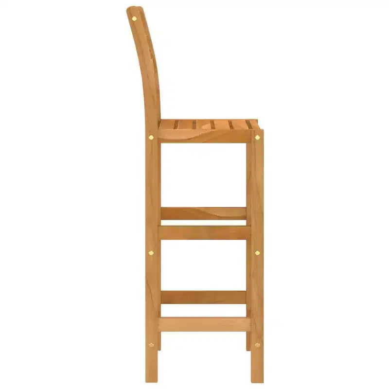 vidaXL Ensemble de bar d'extérieur Bois naturel Bois d'acacia massif Taille unique Durable