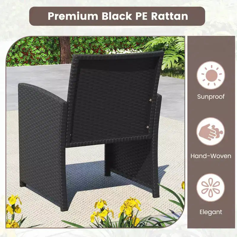 Costway Salon de jardin 8 pièces avec coussins d'assise et plateau de table en verre trempé, Extérieur Rouge/Noir/Blanc cassé/Gris/Turquoise/Bleu marine