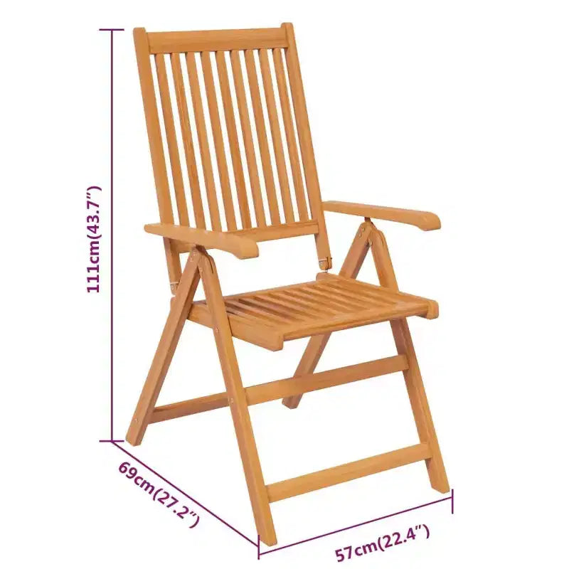 vidaXL Salon de jardin de salle à manger Extérieur Chaise avec coussins pour jardin