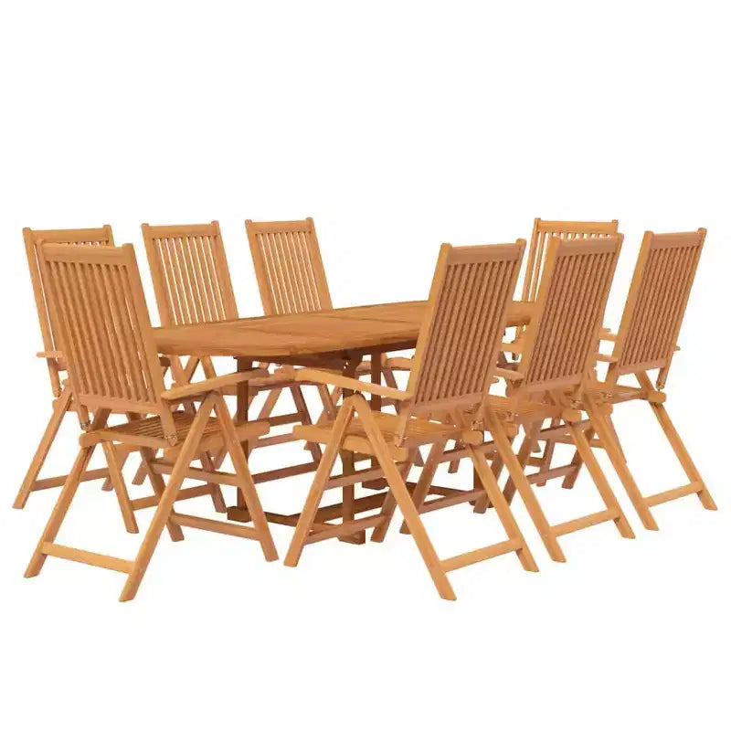 vidaXL Salon de jardin de salle à manger Extérieur Chaise avec coussins pour jardin