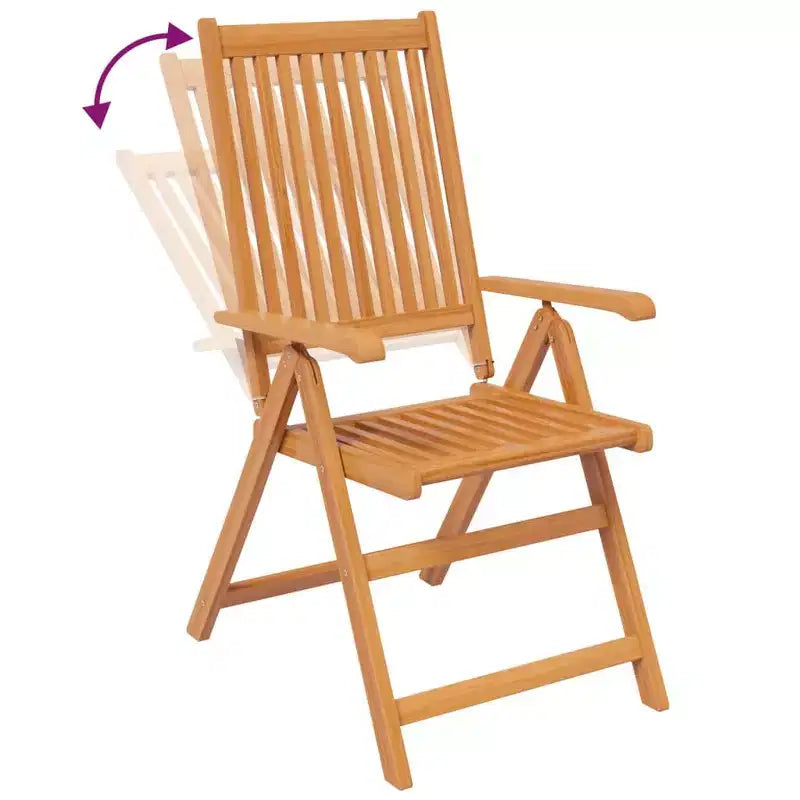 vidaXL Salon de jardin de salle à manger Extérieur Chaise avec coussins pour jardin