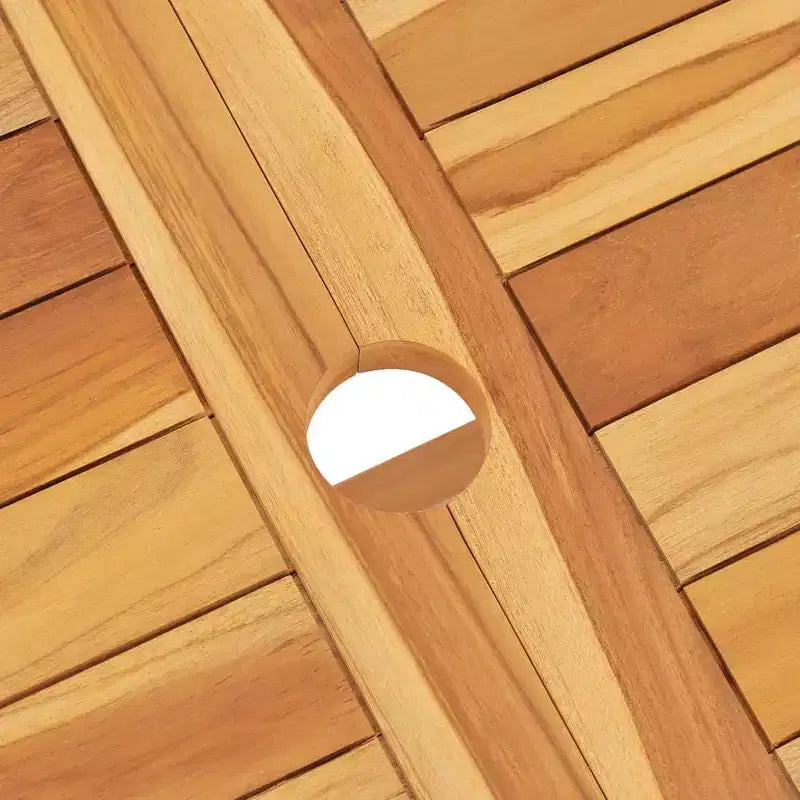 vidaXL Ensemble de salle à manger d'extérieur Table et chaises en bois de teck massif