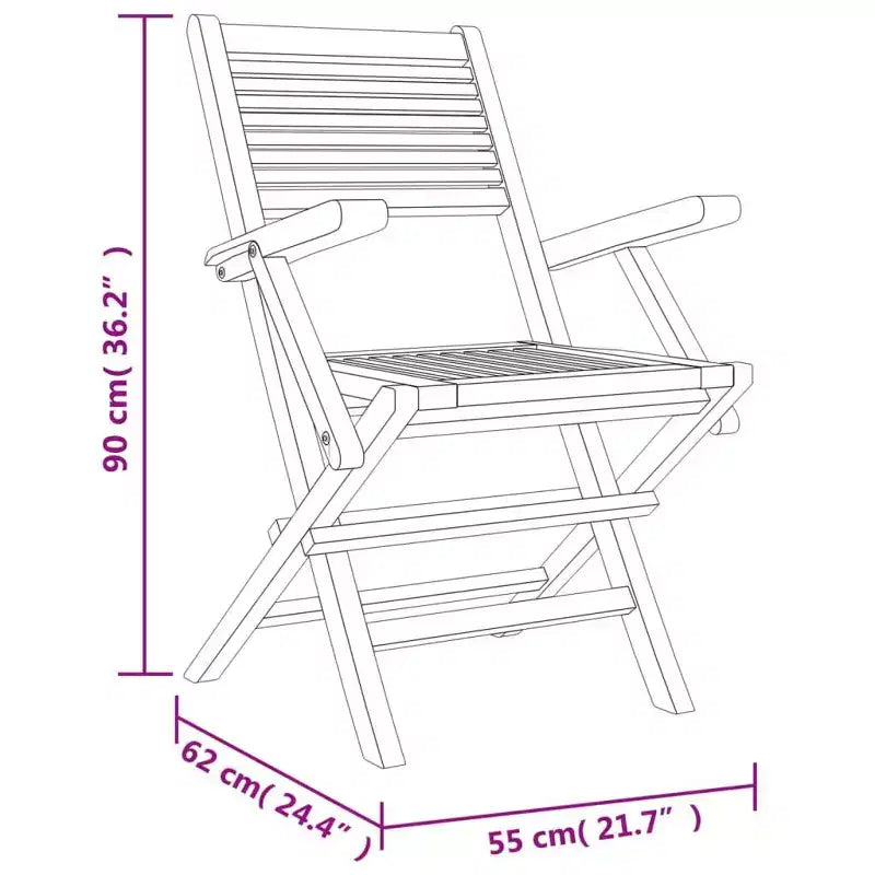 vidaXL Ensemble de salle à manger d'extérieur Table et chaises en bois de teck massif