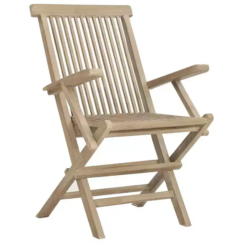 vidaXL Ensemble de salle à manger d'extérieur pour jardin Bois massif de teck Gris