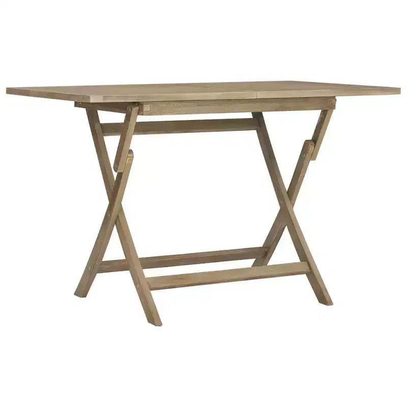 vidaXL Ensemble de salle à manger d'extérieur pour jardin Bois massif de teck Gris
