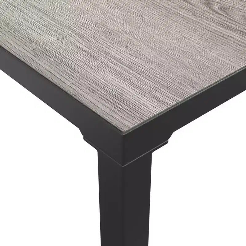 vidaXL Salon de jardin 8 pièces en résine tressée noir et gris