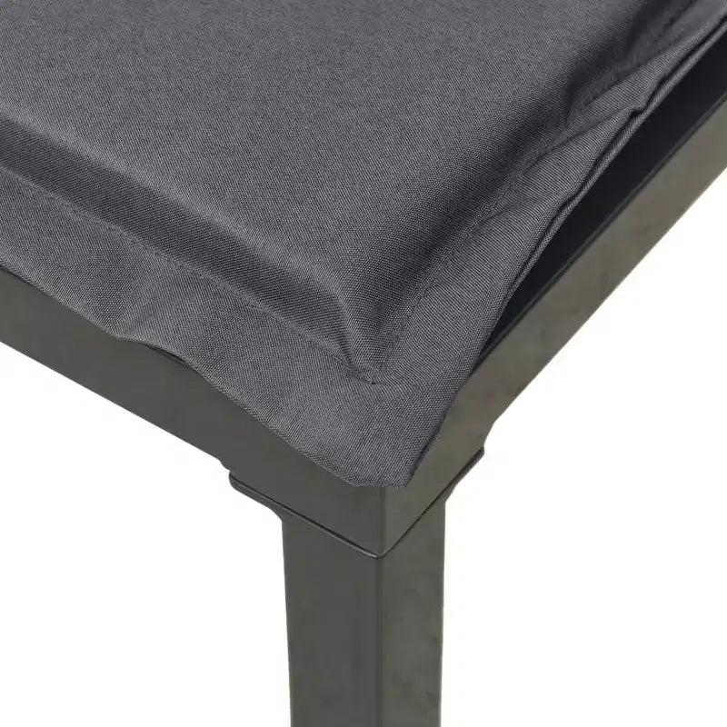 vidaXL Salon de jardin 8 pièces en résine tressée noir et gris