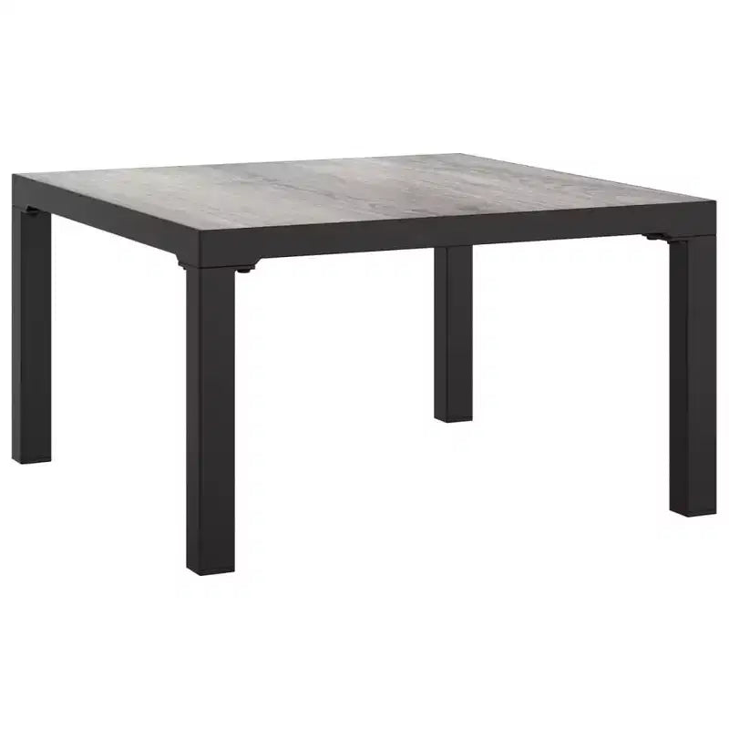 vidaXL Salon de jardin 8 pièces en résine tressée noir et gris