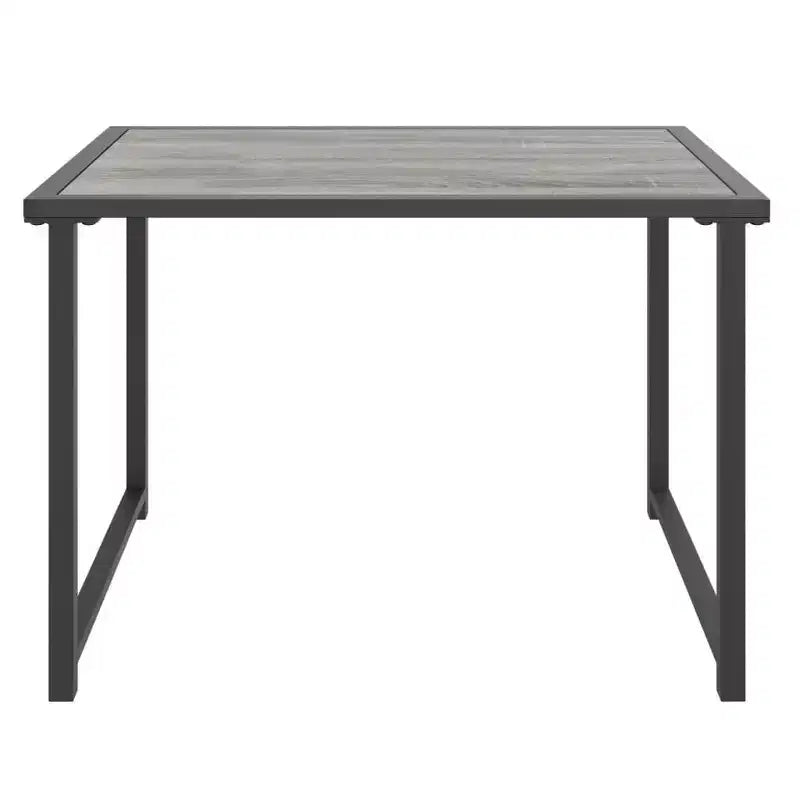 vidaXL Salon de jardin 4 pièces avec coussins en acier anthracite