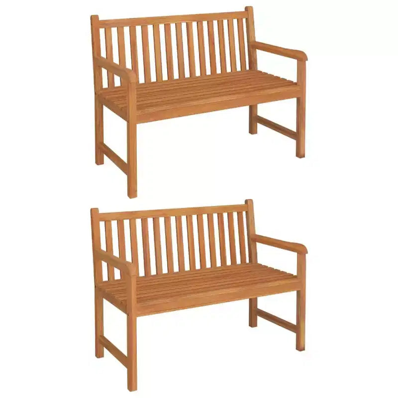 vidaXL Salon de Jardin en Bois de Teck Poncé, Durabilité Moyenne