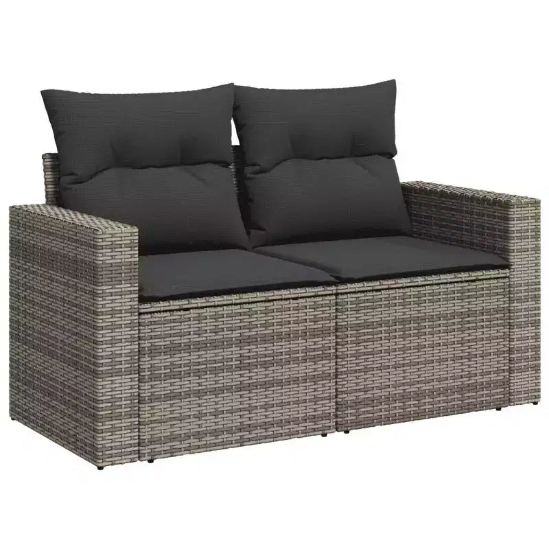 vidaXL Salon de jardin gris